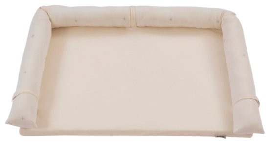 משטח החתלה 100% כותנת ג'רזי מבית Dadada - לבן אבן