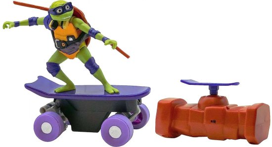 צבי הנינג'ה: טירוף המוטנטים (TMNT) צב וסקייטבורד על שלט - דונטלו