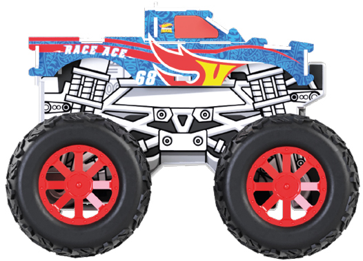 ערכת הרכבה מיני משאית מפלצתית Bladez Hot Wheels - Race Ace