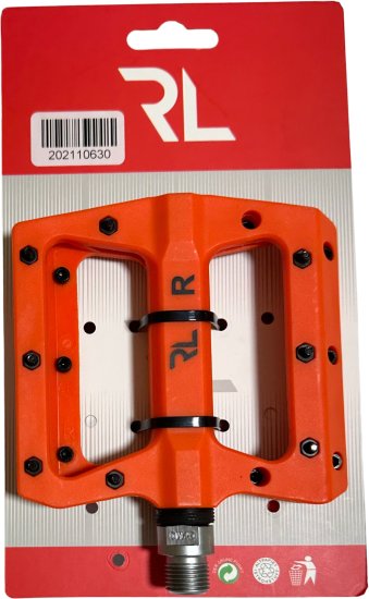 פדלים ניילון שטוחים RL MTB 630 - צבע כתום