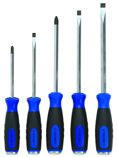 סט 5 מברגי דפיקה Signet Go Through S/D