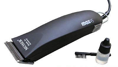 מכונת תספורת לבעלי חיים 1245-0077 Moser Max45 - צבע שחור