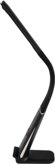 מנורת שולחן LED נטענת דגם CAORLE מבית EcoEuro - גוון אור K3000/K4000/K6000 - צבע גוף שחור