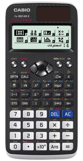 מחשבון מדעי (ערבית / אנגלית) Casio FX-991ARX-W ClassWizz