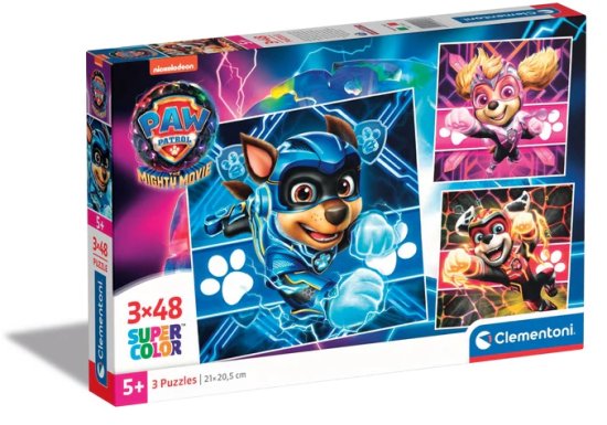 3 פאזלים צבעוניים 48 חלקים מבית Clementoni - מפרץ ההרפתקאות