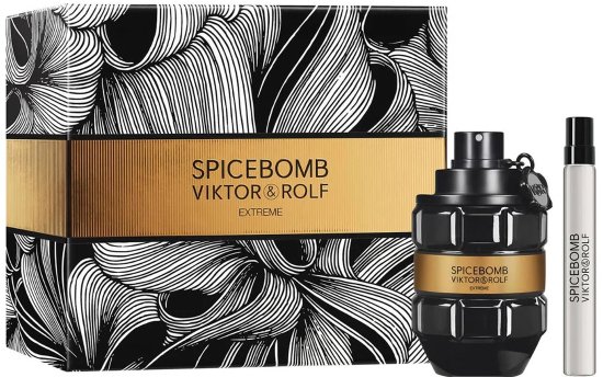 מארז בושם לגבר 90 מ''ל Viktor & Rolf Spicebomb Extreme או דה פרפיום E.D.P + בושם 10 מ''ל Viktor & Rolf Spicebomb או דה טואלט E.D.T