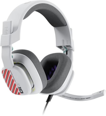 מציאון ועודפים - אוזניות גיימינג חוטיות Logitech G Astro A10 - צבע לבן / אפור - תואם Xbox Series X|S, PlayStation 5, Switch, PC/MAC