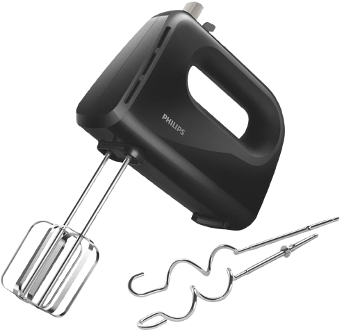 מיקסר יד חמש מהירויות Philips HR3704/11 280W - צבע שחור