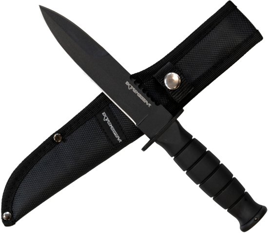 סכין טקטית דגם EG-575 מבית ExtremeGear - צבע שחור