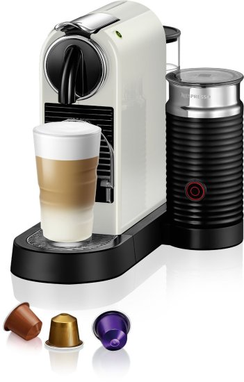 מכונת קפה Nespresso Citiz&Milk D123 - צבע לבן - שנה אחריות יבואן רשמי