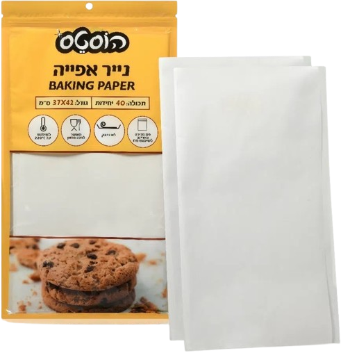 נייר אפייה נשלף בשקית מבית Hostess - סך הכל 40 יחידות