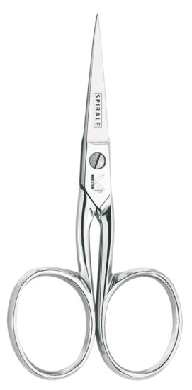 מספריים מחודדים מעוקלים לרקמה 10 ס''מ דגם Spirale מבית Kretzer Solingen - ציפוי ניקל