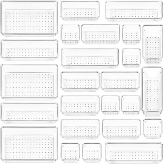 סט 25 ארגוניות אקריליות למגירה מבית Bpatent