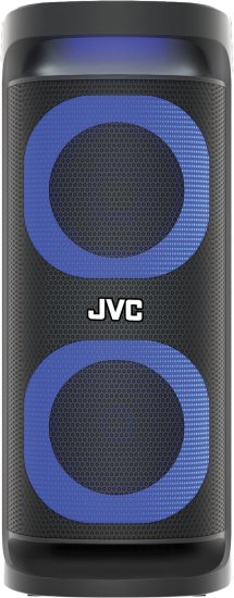 מערכת סאונד עוצמתית Bluetooth ניידת JVC XS-N5224PB - צבע שחור - כולל זוג מיקרופונים ושלט באריזה