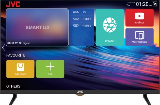 טלוויזיה חכמה ללא מסגרת 32 אינץ' HD אנדרואיד 14 דגם LT-32N315M מבית JVC