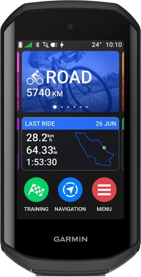 מחשב אופניים Garmin Edge 1050 Solar GPS - צבע שחור