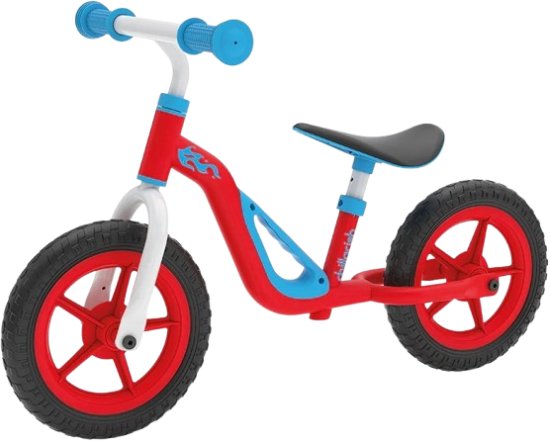 אופני איזון דגם Charlie מבית Chillafish - צבע אדום