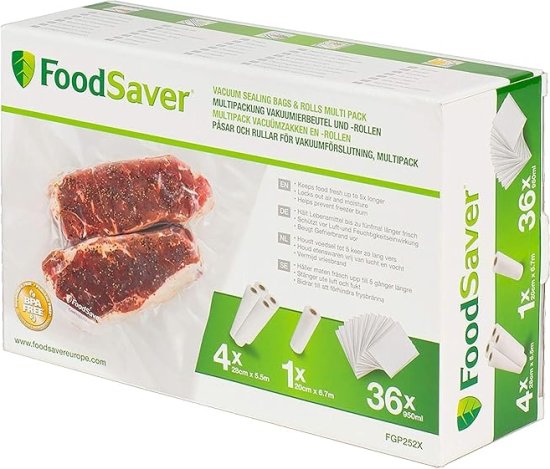 מארז שקיות ואקום למזון FoodSaver