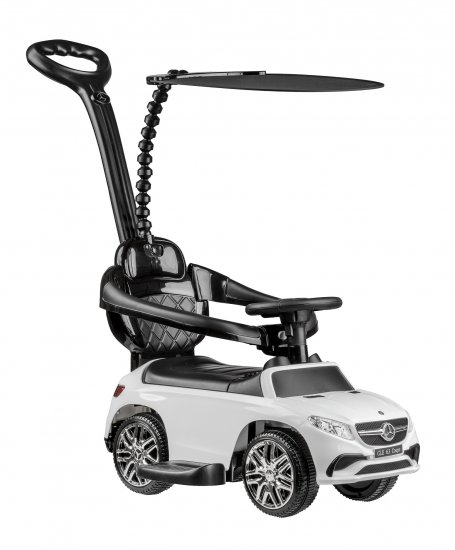 מציאון ועודפים - בימבה מוזיקלית וטיולון מרצדס 2 ב-1 מבית Bali Toy - צבע לבן