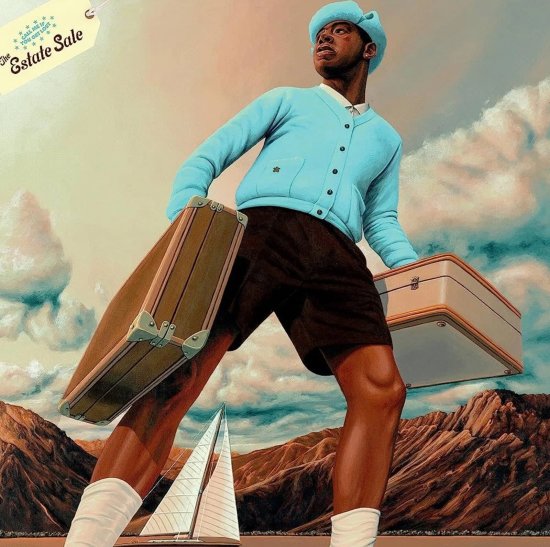 אלבום משולש Tyler The Creator - Call Me If You Get Lost Estate Sale Light Blue Vinyl 3LPs - תקליט תכלת