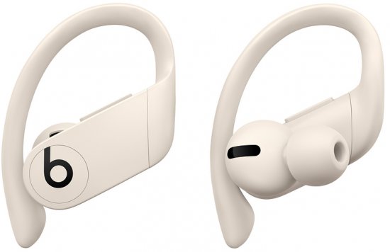 מציאון ועודפים - אוזניות ספורט אלחוטיות עם מיקרופון Apple Powerbeats Pro Totally Wireless Earphones - צבע שנהב