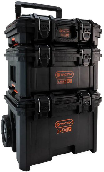 עגלת ארגז כלים 3 ב-1 עם גלגלים Tactix