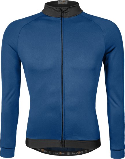 מציאון ועודפים - חולצת רכיבה חורפית לגברים Funkier Men Active J930-2-LW - מידה M צבע כחול
