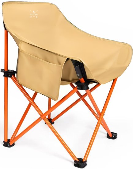 כסא קמפינג מתקפל דגם BEAVER V2.0 מבית I-CAMP - צבע בז'