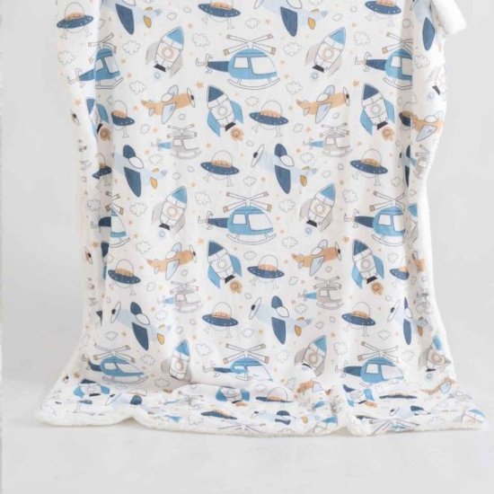 שמיכת חורף לתינוקות 100% מיקרופייבר 90x120 ס''מ Vardinon - דגם Raphaeli