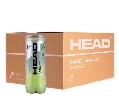 24 חבילות של 3 כדורי טניס - סה''כ 72 כדורים Head Padel Pro