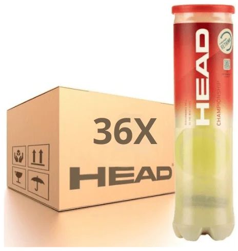 36 חבילות של 4 כדורי טניס - סה''כ 144 כדורים Head Championship