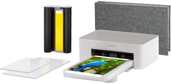 מדפסת תמונות אלחוטית + אלבום תמונות מתנה Xiaomi Mi 1S - צבע לבן - שנה אחריות יבואן רשמי המילטון