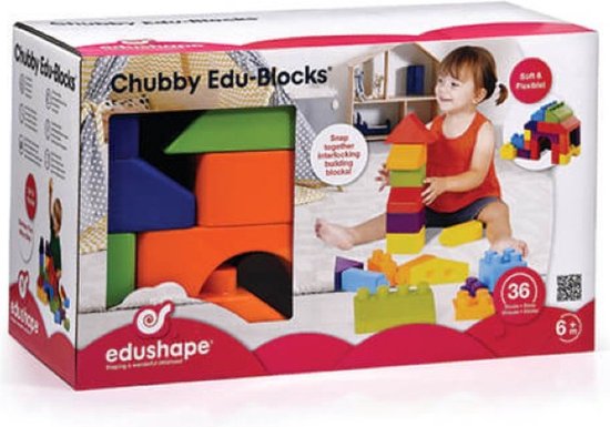 מארז 36 קוביות להרכבה מבית Edushape