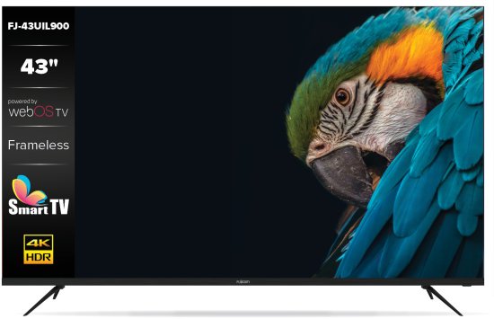 טלויזיה חכמה ללא מסגרת ''43 Fujicom 4K UHD Smart LED FJ-43UIL900