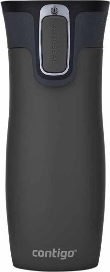 כוס תרמית דגם West Loop מבית Contigo - צבע אפור כהה - 470 מ''ל
