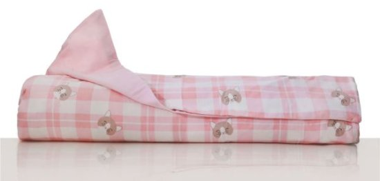 סט מצעים 2 חלקים פלנל 100% כותנה 70x140 ס''מ Vardinon - דגם Kittenz