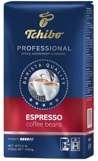 תערובת פולי קפה 1 ק''ג Tchibo Professional Barista Espresso