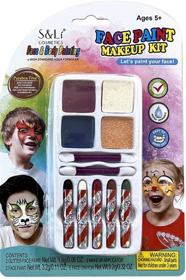 מארז 5 עפרונות איפור 4 צבעי פנים מבית S&Li Cosmetics