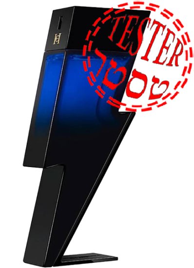 בושם לגבר 100 מ''ל Carolina Herrera Bad Boy Cobalt Elixir או דה פרפיום E.D.P - טסטר