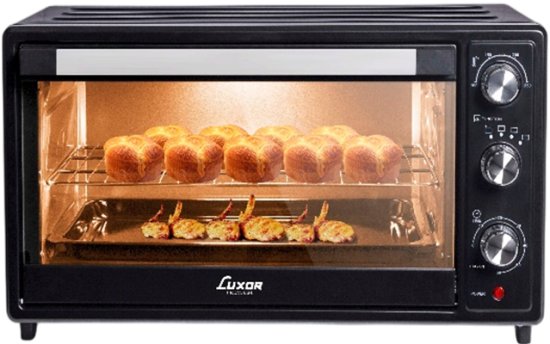 טוסטר אובן 45 ליטר 2000W דגם TO-45 מבית Luxor - צבע שחור