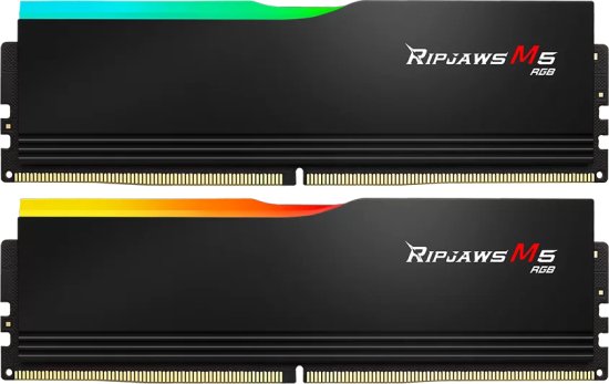 זיכרון למחשב G.Skill Ripjaws M5 RGB 2x32GB DDR5 6000MT/s CL28 - שחור