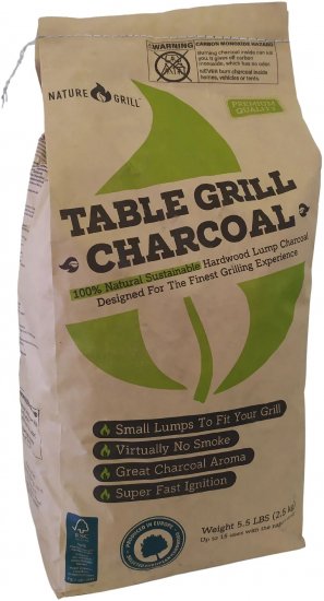 מציאון ועודפים - פחמי סופר פרימיום אקולוגים מעץ בוק 2.5 ק''ג מבית NatureGrill