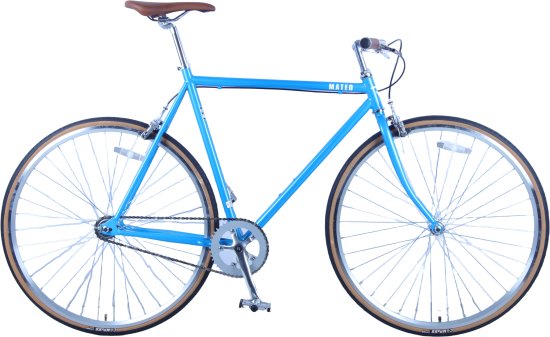 אופני עיר Single Speed דגם Mateo מבית RL - צבע כחול - מידה 52