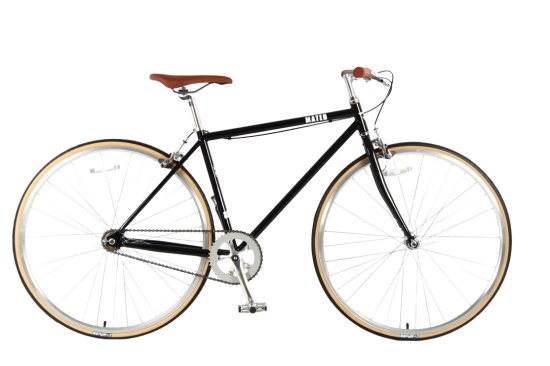 אופני עיר Single Speed דגם Mateo מבית RL - צבע שחור - מידה 58