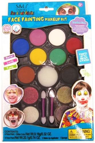 סט איפור לפנים ולגוף 12 גוונים מבית S&Li Cosmetics