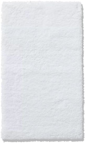 שטיחון שאגי לאמבטיה 70x120 ס''מ דגם Harmony מבית Homestyle - לבן