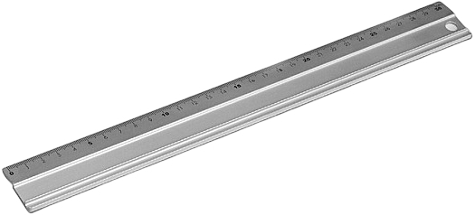 סרגל חיתוך + מעצור 40 ס''מ Linero