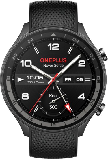 שעון חכם OnePlus Watch 2R - צבע Gunmetal Gray - שנה אחריות יבואן רשמי - שפת ממשק ללא עברית