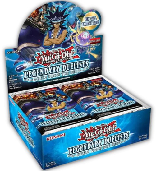קלפי אספנות יו-גי-הו! Yu-Gi-Oh! TCG: Legendary Duelists: Duels From the Deep Booster Box - מארז 36 חפיסות (5 קלפים בחפיסה)