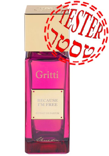 בושם לאישה 100 מ''ל Gritti Venetia Because Im Free אקסטרקט דה פרפיום - טסטר